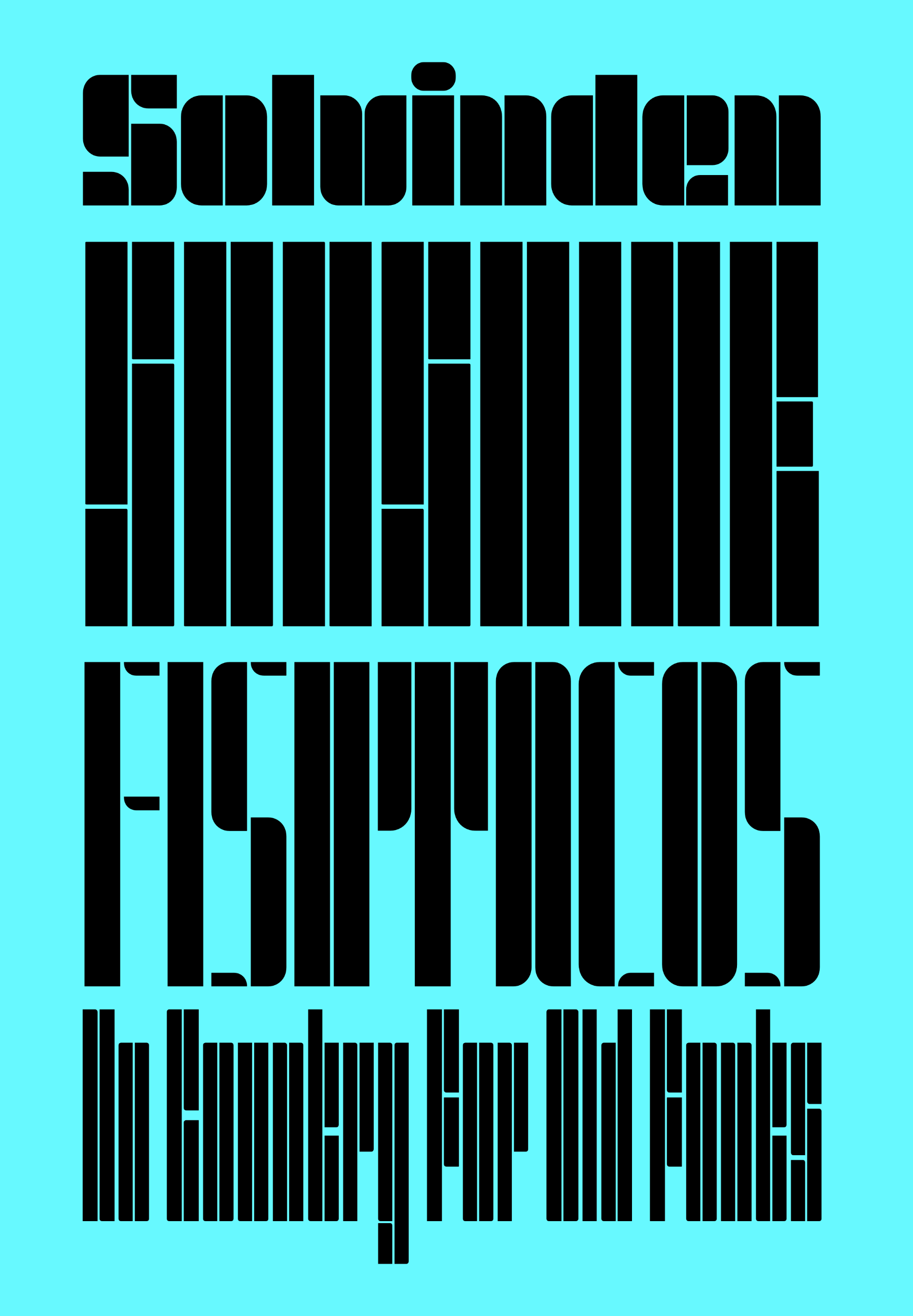 Example words set in the variable font Lombolo