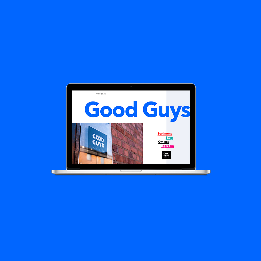 Good Guys Brew webbplats